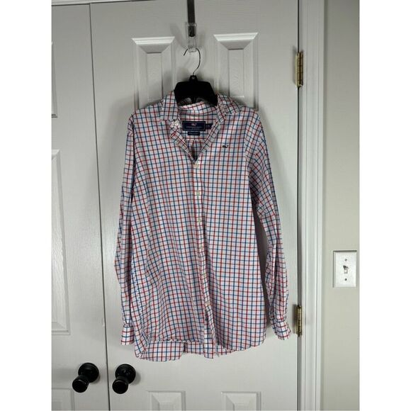 Vineyard Vines Boys Button Up Shirt Size XL 20 - Picture 1 of 3